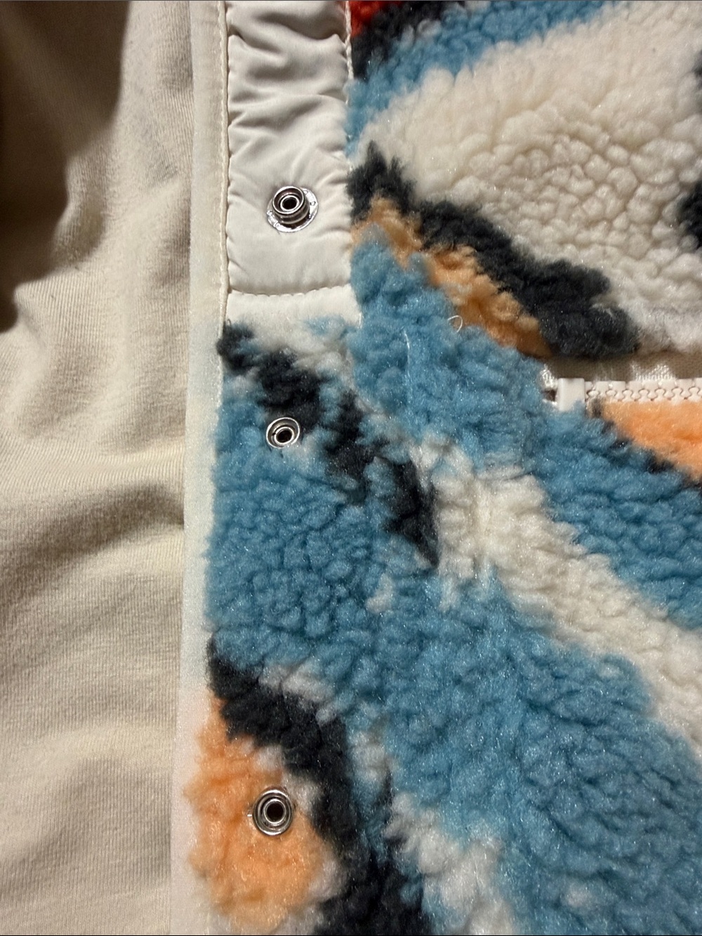 Free People Movement Rocky Ridge Printed Fleece Jacket - Size Medium • UPDATE!! - Picture 11 of 11